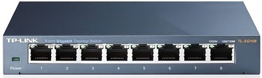 [TL-SG108] Switch TP-LINK TL-SG108 8x1GE, Unmanaged, metal