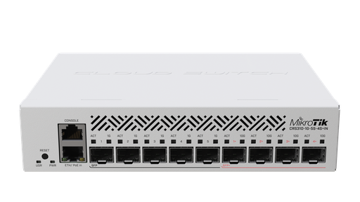[CRS310-1G-5S-4S+IN] Комутатор керований Mikrotik (CRS310-1G-5S-4S+IN)